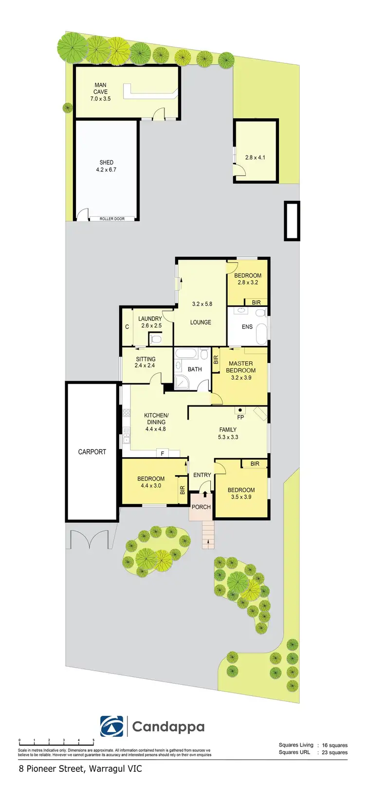 Floorplan of Homely house listing, 8 Pioneer Street, Warragul VIC 3820