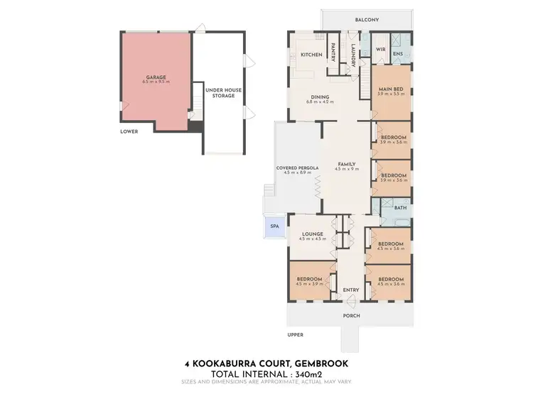 Floorplan of Homely house listing, 4 Kookaburra Court, Gembrook VIC 3783