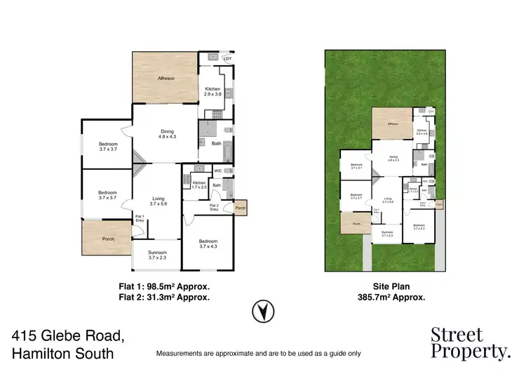 Floorplan of Homely house listing, 415 Glebe Road, Merewether NSW 2291