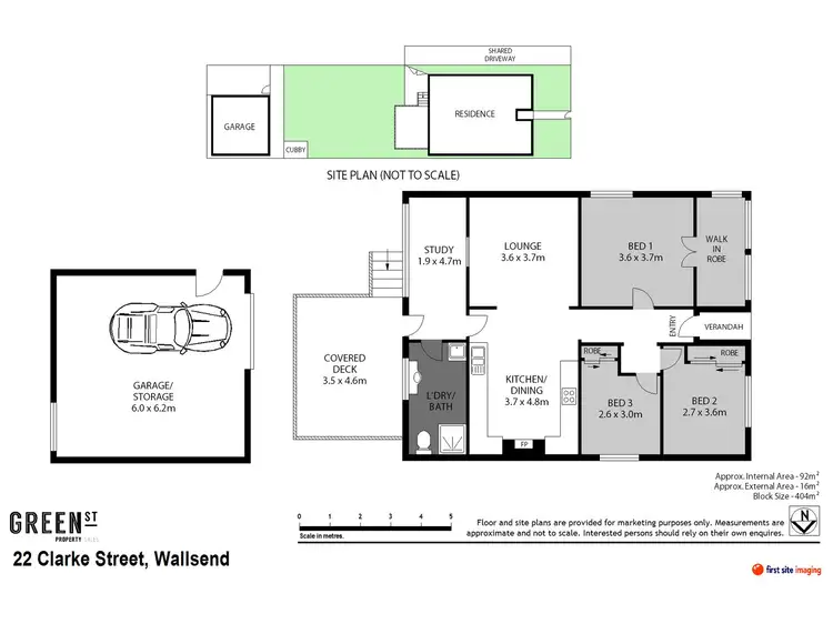 Floorplan of Homely house listing, 22 Clarke Street, Wallsend NSW 2287