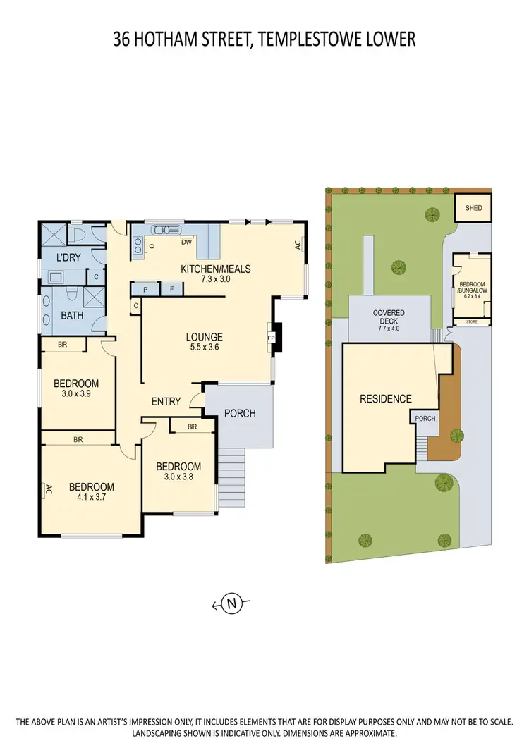 Floorplan of Homely house listing, 36 Hotham Street, Templestowe Lower VIC 3107