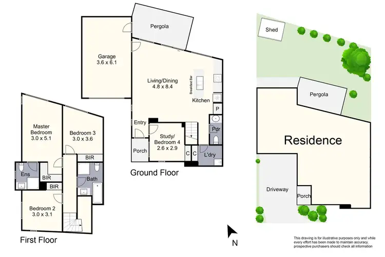 Floorplan of Homely townhouse listing, 4/26 Mons Parade, Noble Park VIC 3174