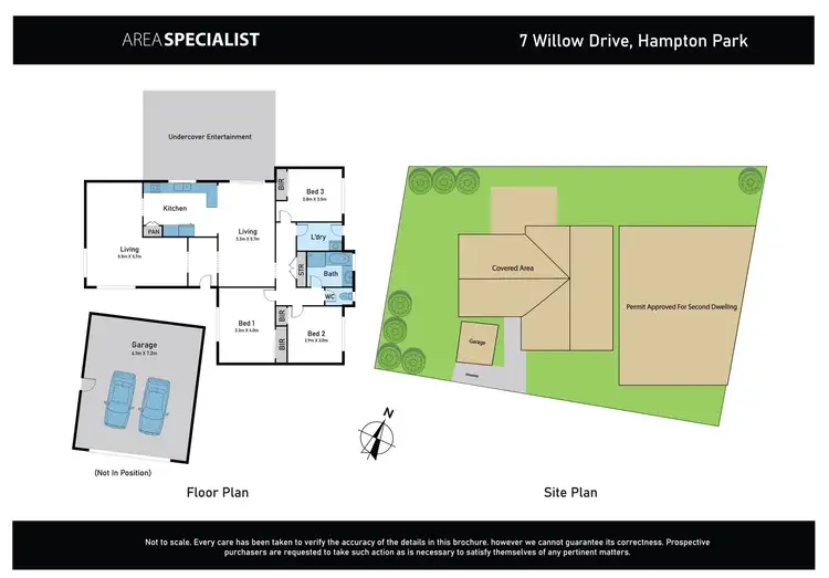 Floorplan of Homely house listing, 7 Willow Drive, Hampton Park VIC 3976