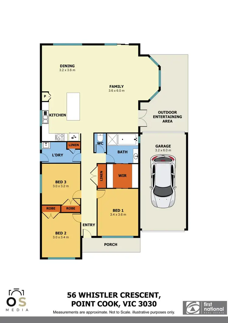 Floorplan of Homely house listing, 56 Whistler Crescent, Point Cook VIC 3030