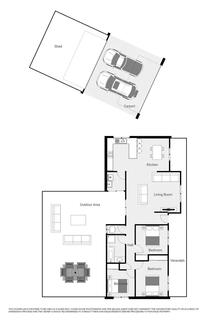 Floorplan of Homely house listing, 4 Grossman Court, Mildura VIC 3500