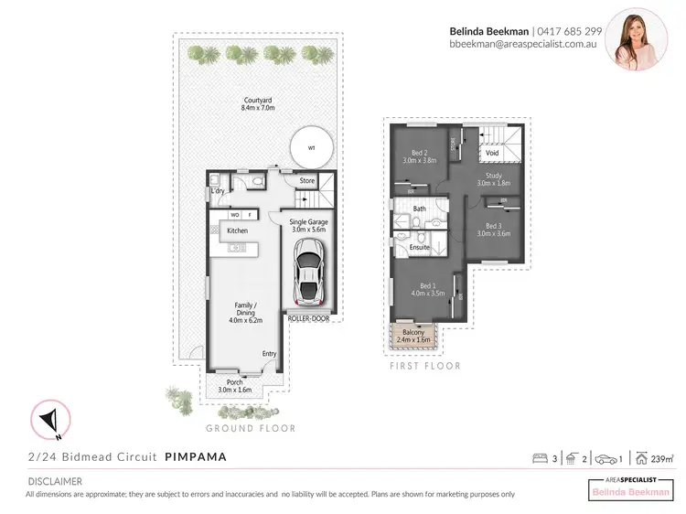 Floorplan of Homely house listing, 2/24 Bidmead Circuit, Pimpama QLD 4209