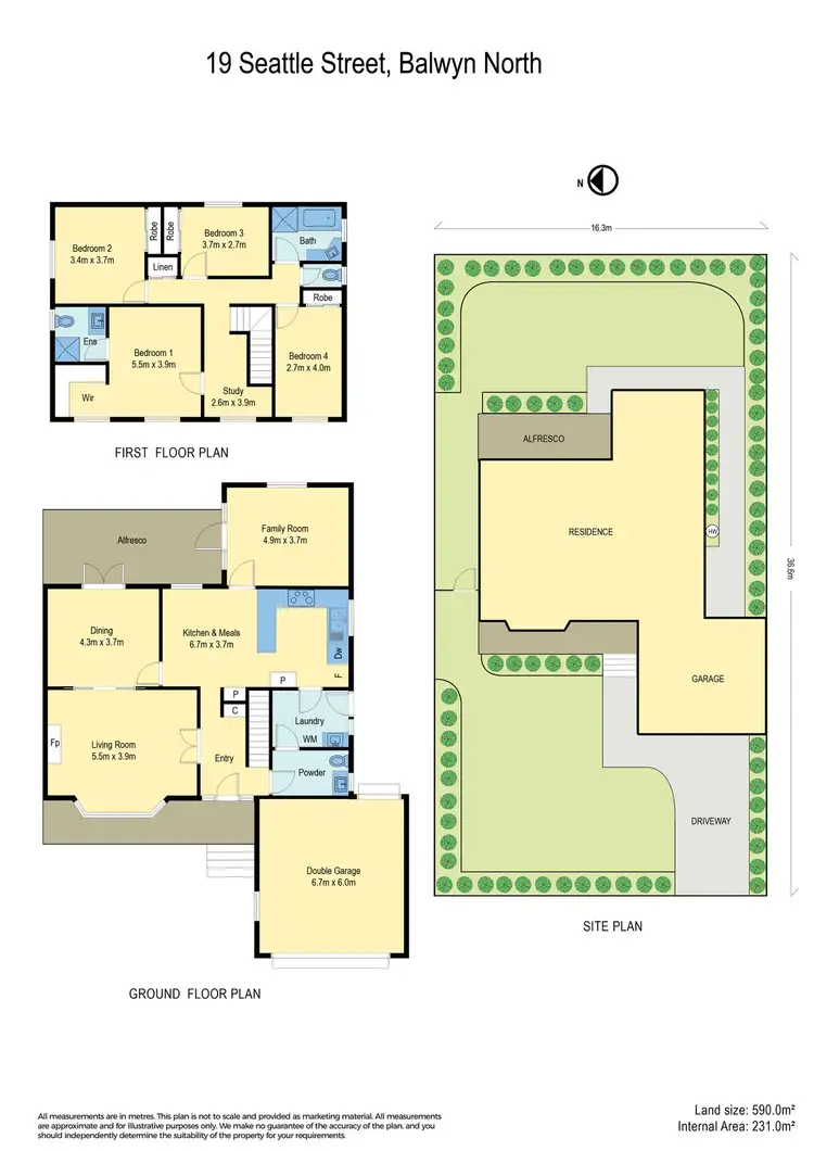 Floorplan of Homely house listing, 19 Seattle Street, Balwyn North VIC 3104