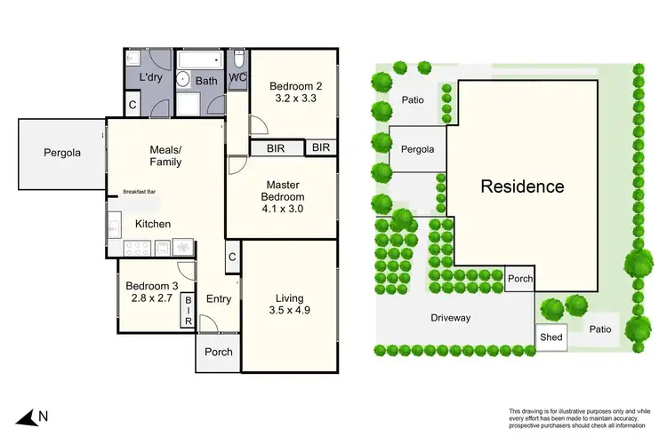Floorplan of Homely house listing, 2 Treeby Court, Springvale South VIC 3172