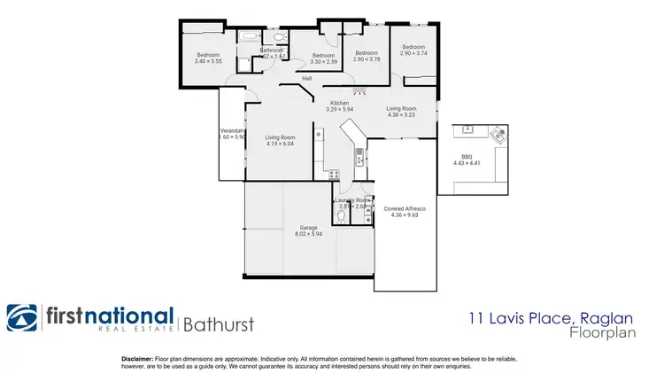 Floorplan of Homely house listing, 11 Lavis Place, Raglan NSW 2795