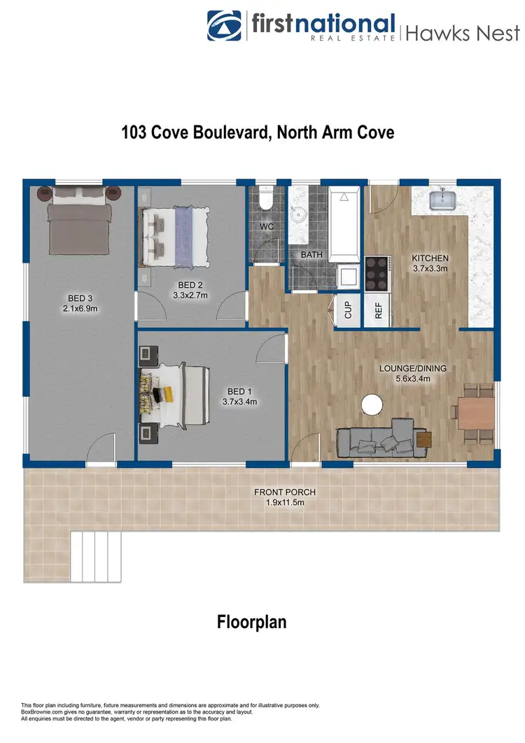Floorplan of Homely house listing, 103 Cove Boulevard, North Arm Cove NSW 2324