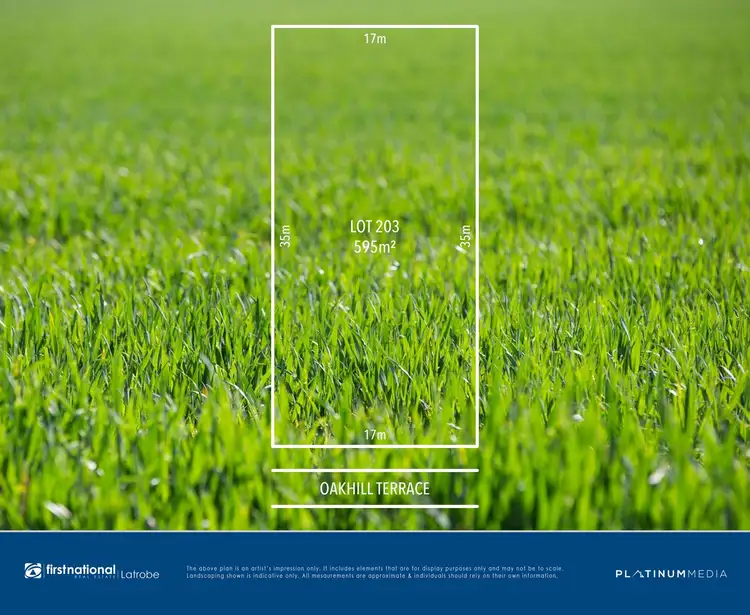 Floorplan of Homely land listing, LOT LOT, 203 Oakhill Terrace, Churchill VIC 3842