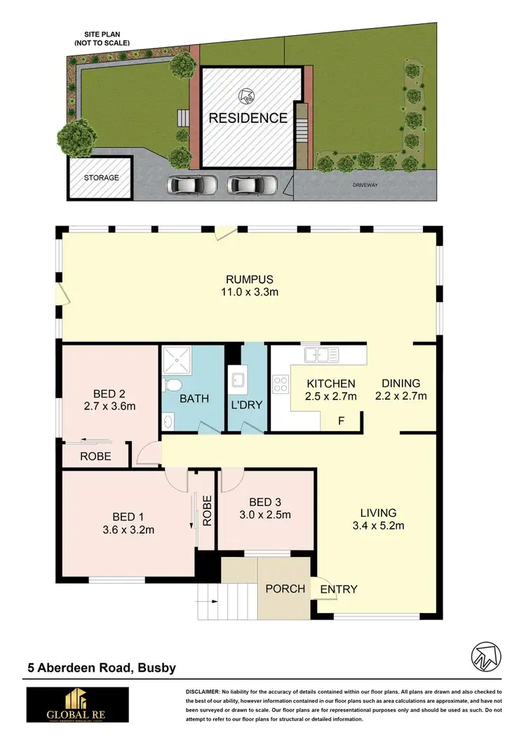 Floorplan of Homely house listing, 5 Aberdeen Road, Busby NSW 2168