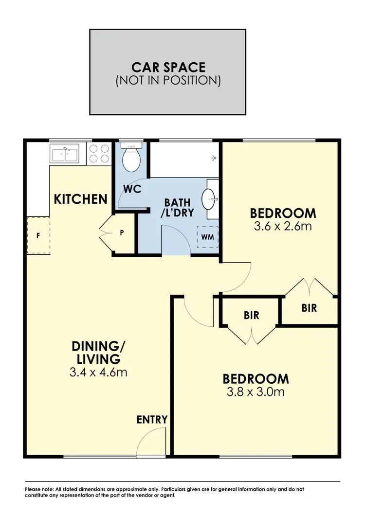 Floorplan of Homely apartment listing, 6/181 Geelong Road, Seddon VIC 3011