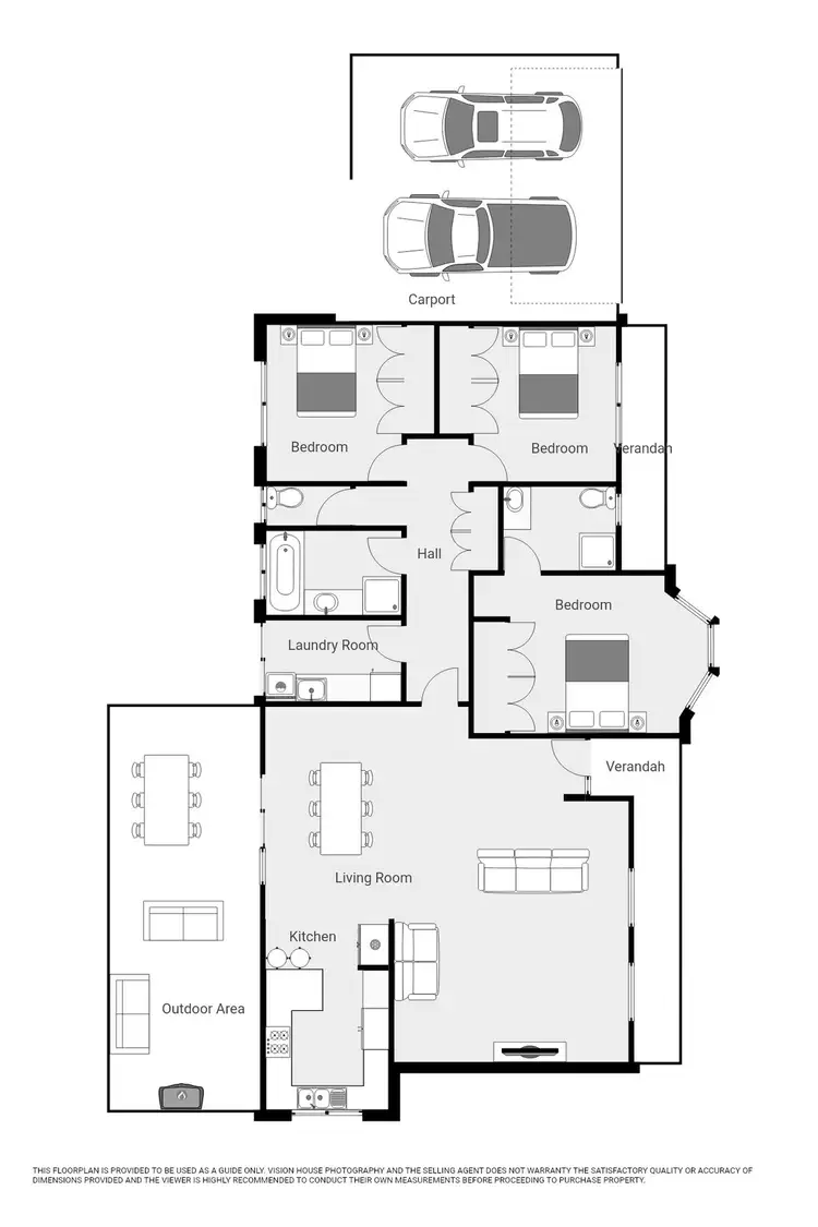 Floorplan of Homely house listing, 7 Wyndham Court, Mildura VIC 3500