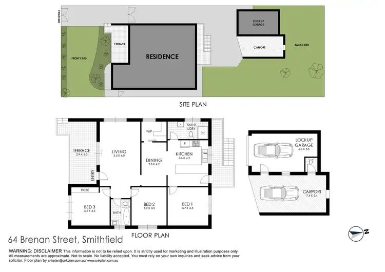 Floorplan of Homely house listing, 64 Brenan Street, Smithfield NSW 2164