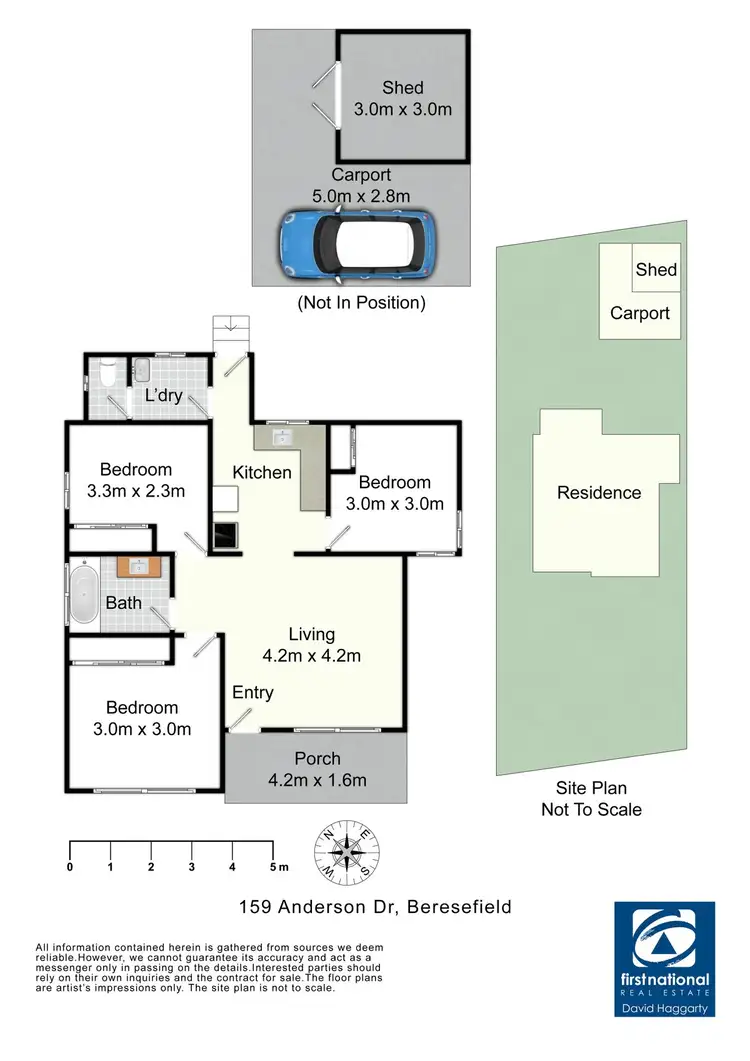 Floorplan of Homely house listing, 159 Anderson Drive, Beresfield NSW 2322