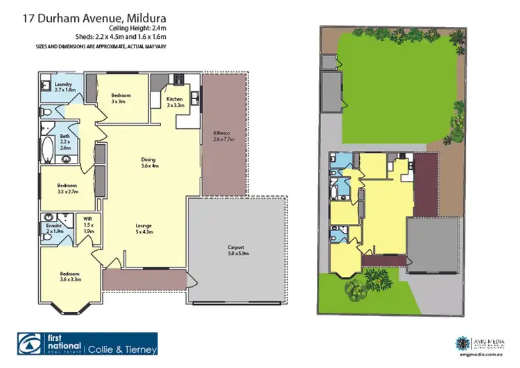 Floorplan of Homely house listing, 17 Durham Avenue, Mildura VIC 3500