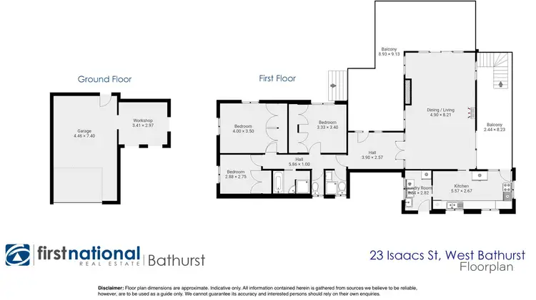 Floorplan of Homely house listing, 23 Isaacs Street, West Bathurst NSW 2795