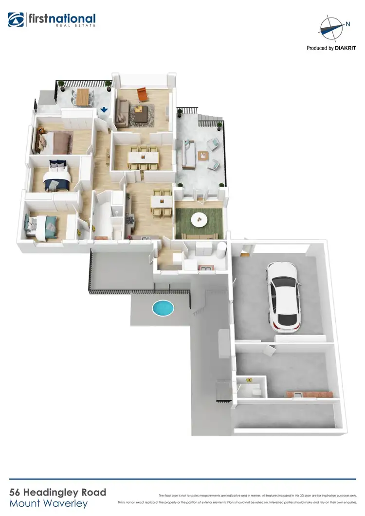 Floorplan of Homely house listing, 56 Headingley Road, Mount Waverley VIC 3149