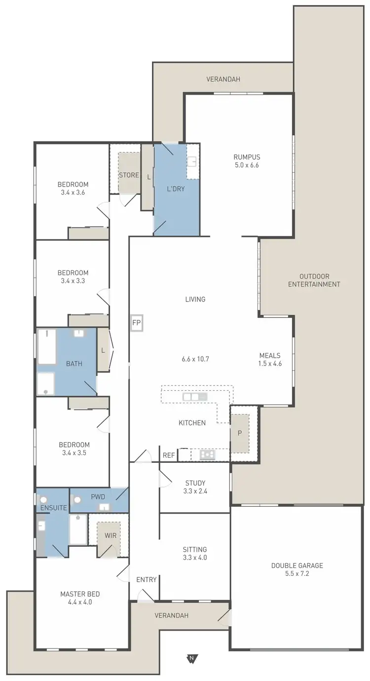 Floorplan of Homely house listing, 3 Stroud Glen, Tarneit VIC 3029