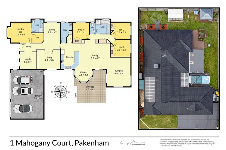 Floorplan of Homely house listing, 1 Mahogany Court, Pakenham VIC 3810