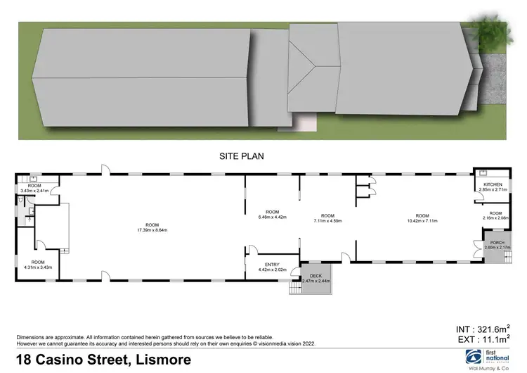 Floorplan of Homely house listing, 18 Casino Street, South Lismore NSW 2480