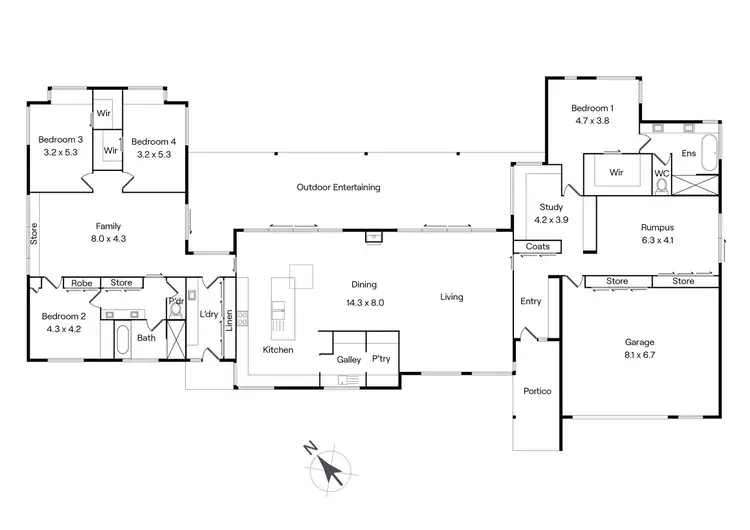 Floorplan of Homely house listing, 16 High View Crescent, Gisborne VIC 3437