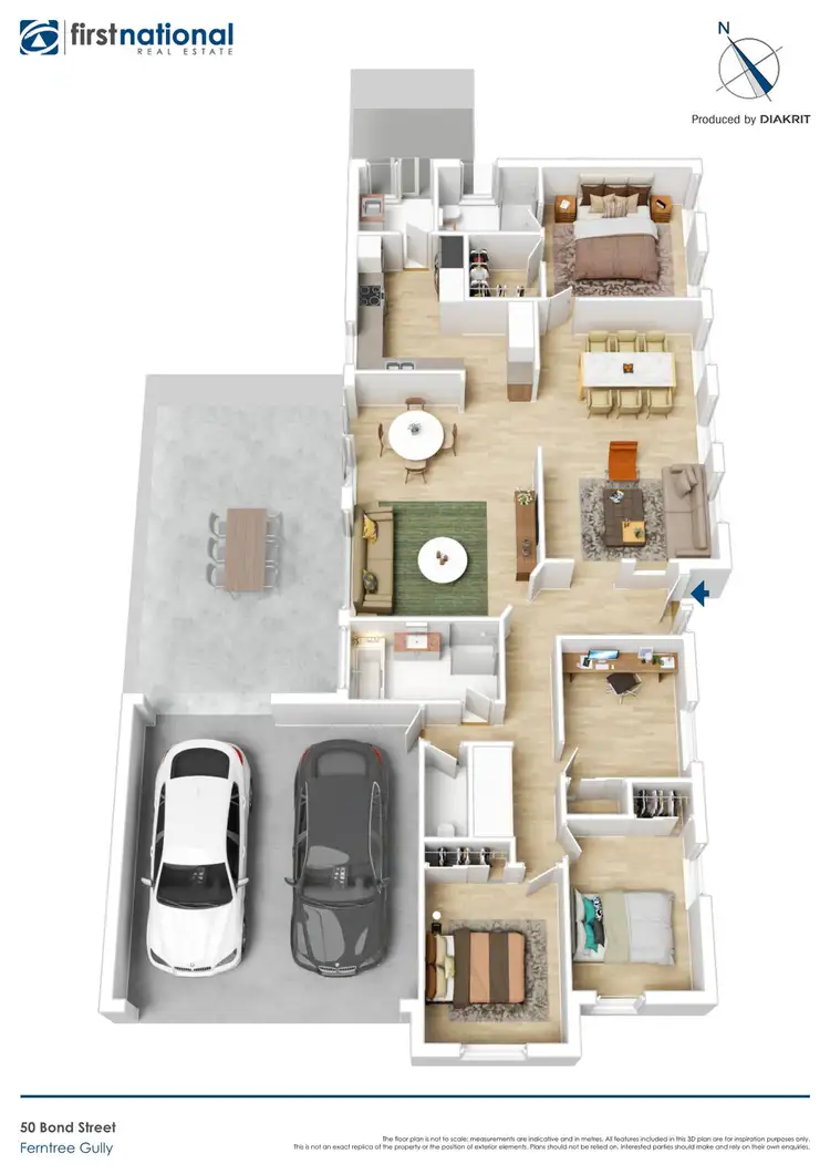 Floorplan of Homely house listing, 50 Bond Street, Ferntree Gully VIC 3156