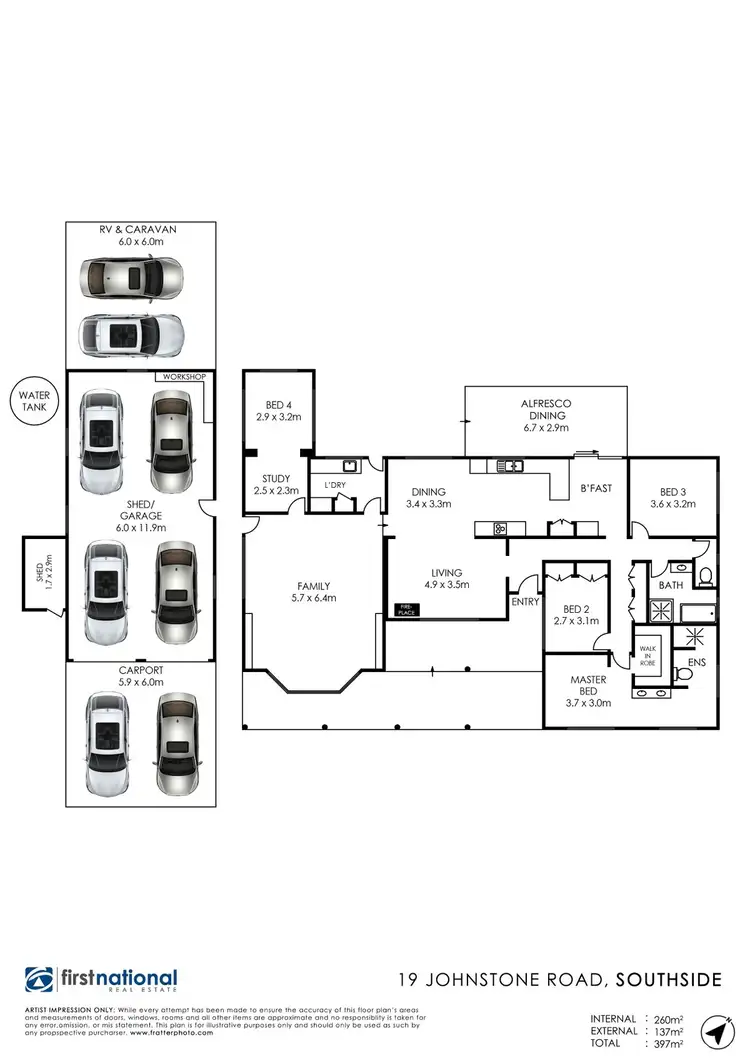 Floorplan of Homely house listing, 19 Johnstone Road, Southside QLD 4570
