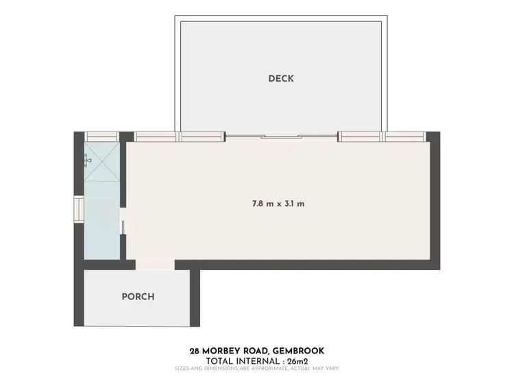 Floorplan of Homely land listing, 28 Morbey Road, Gembrook VIC 3783