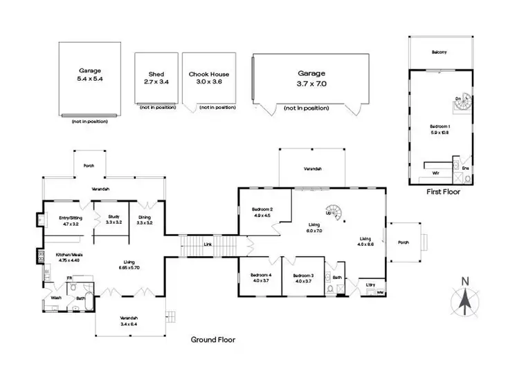 Floorplan of Homely house listing, 4/26 Goldies Lane, Woodend VIC 3442