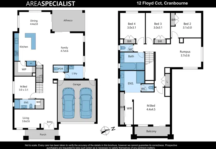 Floorplan of Homely house listing, 12 Floyd Circuit, Cranbourne VIC 3977