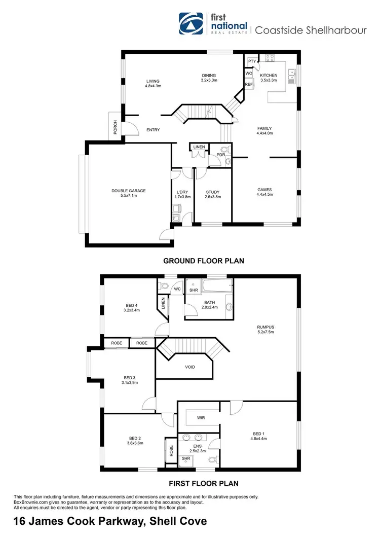 Floorplan of Homely house listing, 16 James Cook Parkway, Shell Cove NSW 2529