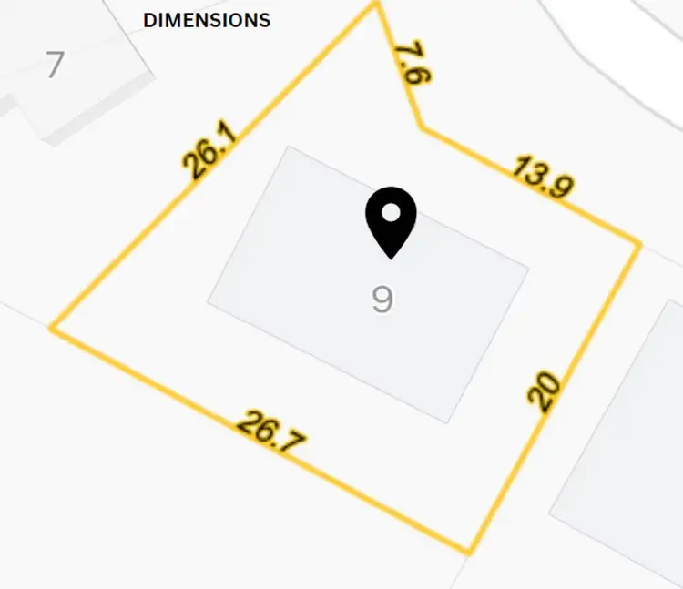 Floorplan of Homely land listing, 9 Crescent Street, Urangan QLD 4655