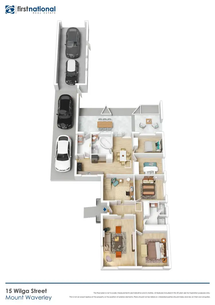 Floorplan of Homely house listing, 15 Wilga Street, Mount Waverley VIC 3149