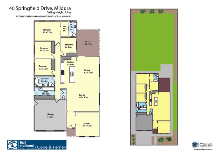 Floorplan of Homely house listing, 40 Springfield Drive, Mildura VIC 3500