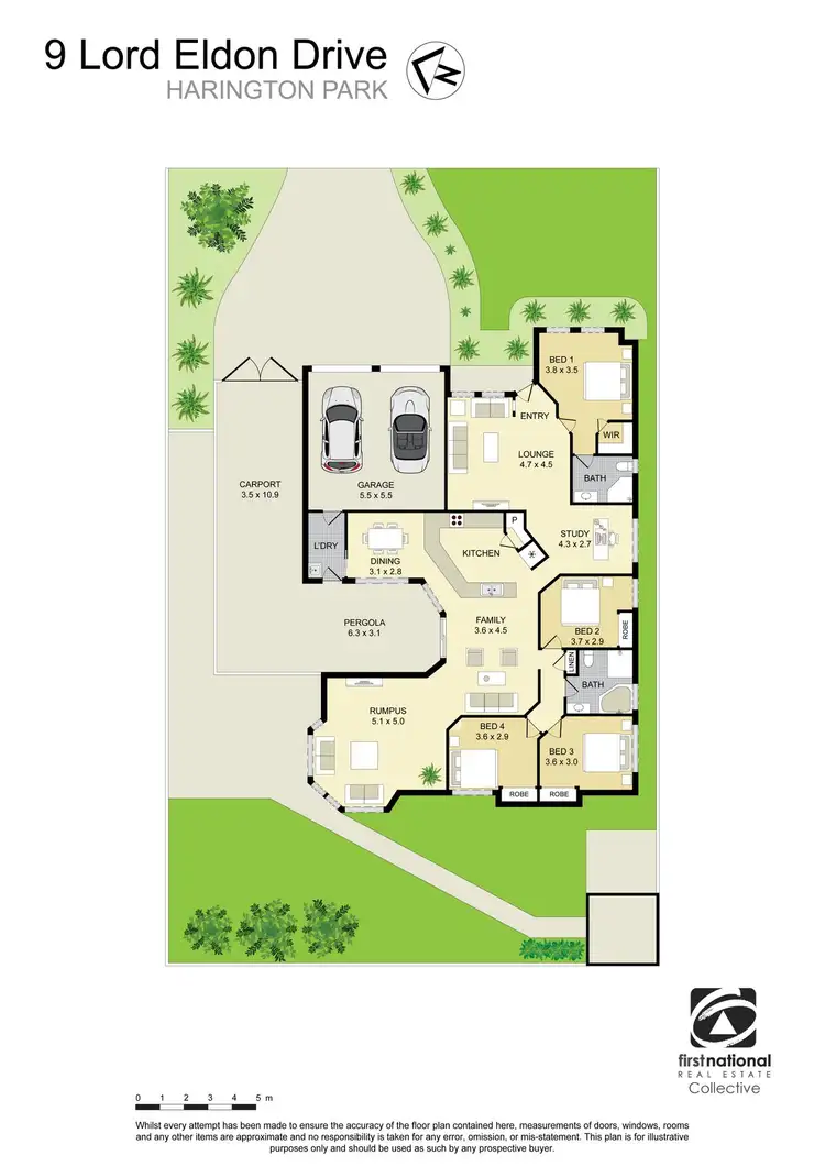 Floorplan of Homely house listing, 9 Lord Eldon Drive, Harrington Park NSW 2567