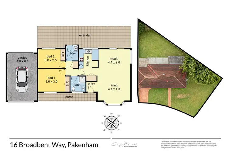 Floorplan of Homely house listing, 16 Broadbent Way, Pakenham VIC 3810