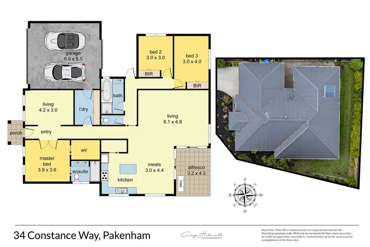 Floorplan of Homely house listing, 34 Constance Way, Pakenham VIC 3810