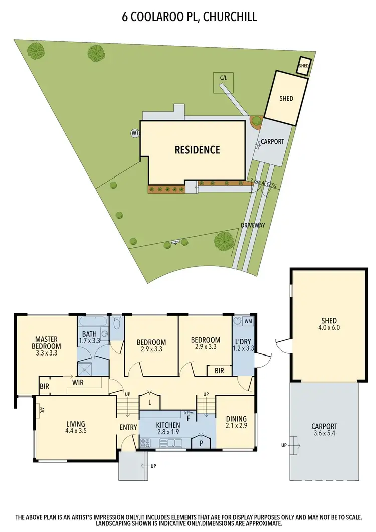 Floorplan of Homely house listing, 6 Coolaroo Place, Churchill VIC 3842