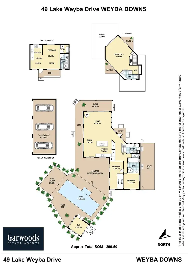 Floorplan of Homely house listing, 49 Lake Weyba Drive, Weyba Downs QLD 4562