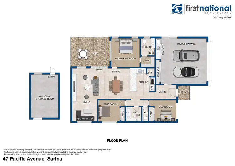 Floorplan of Homely house listing, 47 Pacific Avenue, Sarina QLD 4737