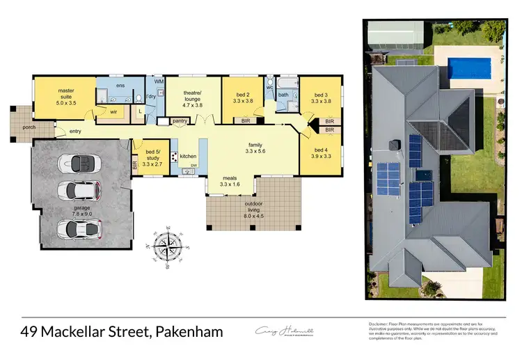 Floorplan of Homely house listing, 49 Mackellar Street, Pakenham VIC 3810