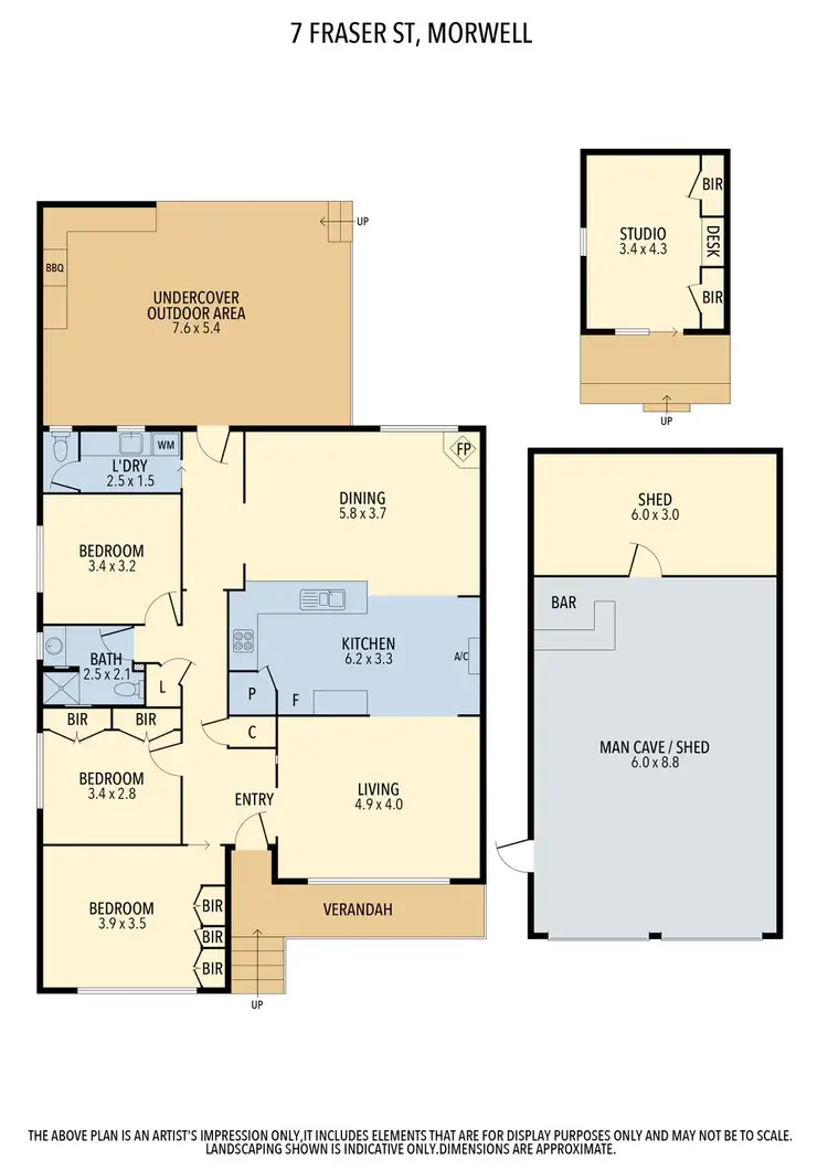 Floorplan of Homely house listing, 7 Fraser Street, Morwell VIC 3840
