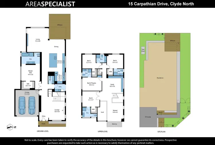 Floorplan of Homely house listing, 15 Carpathian Drive, Clyde North VIC 3978