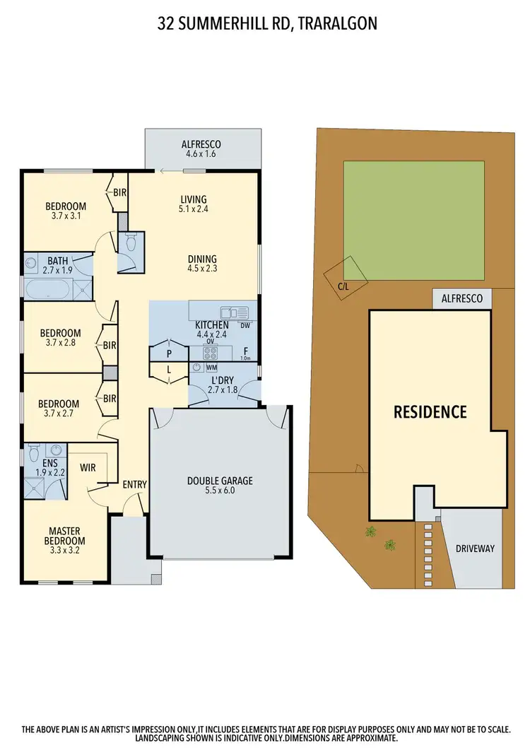 Floorplan of Homely house listing, 32 Summerhill Road, Traralgon VIC 3844