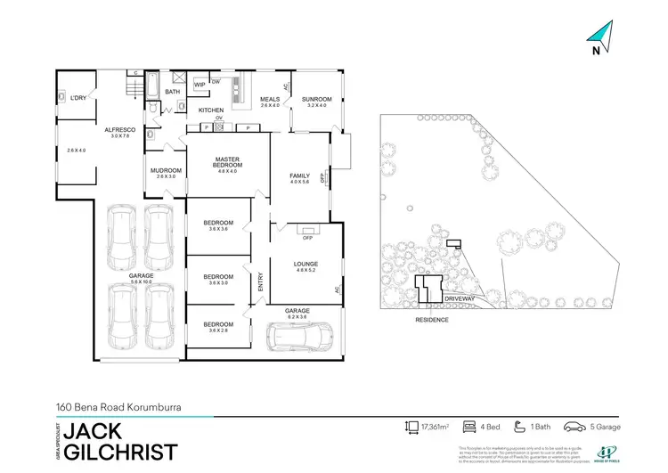 Floorplan of Homely house listing, 160 Bena Road, Korumburra VIC 3950