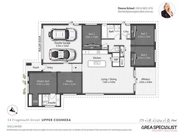 Floorplan of Homely house listing, 14 Frogmouth Street, Upper Coomera QLD 4209