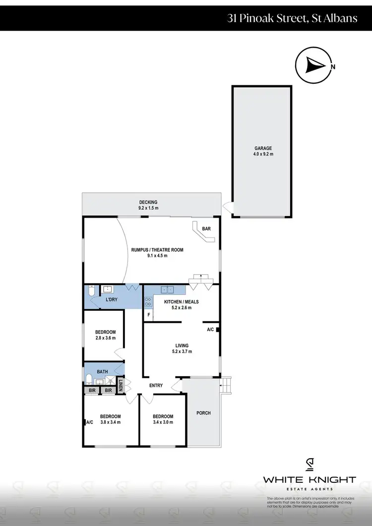 Floorplan of Homely house listing, 31 Pinoak Street, St Albans VIC 3021