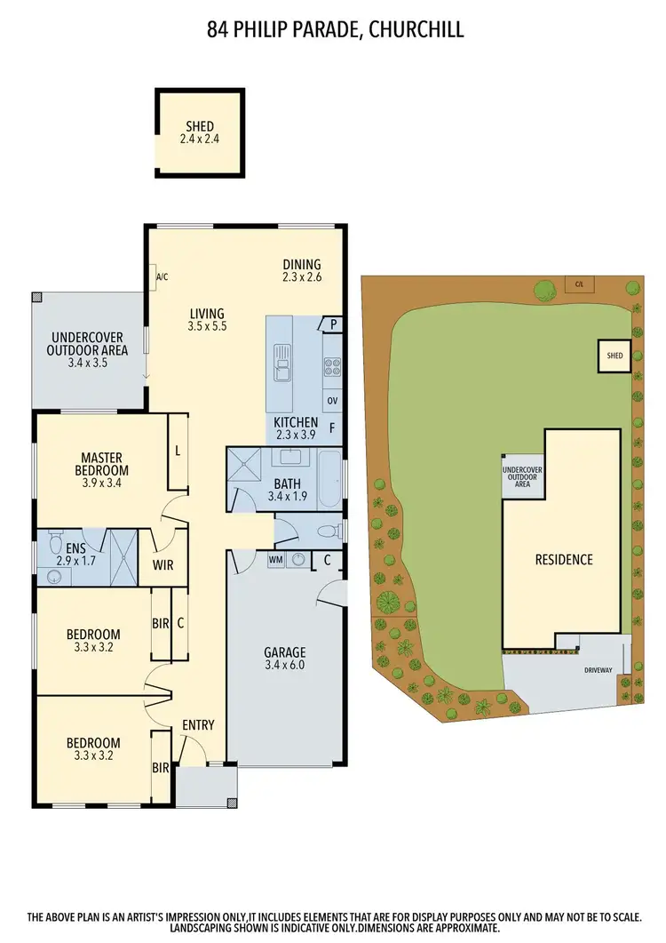 Floorplan of Homely house listing, 84 Philip Parade, Churchill VIC 3842